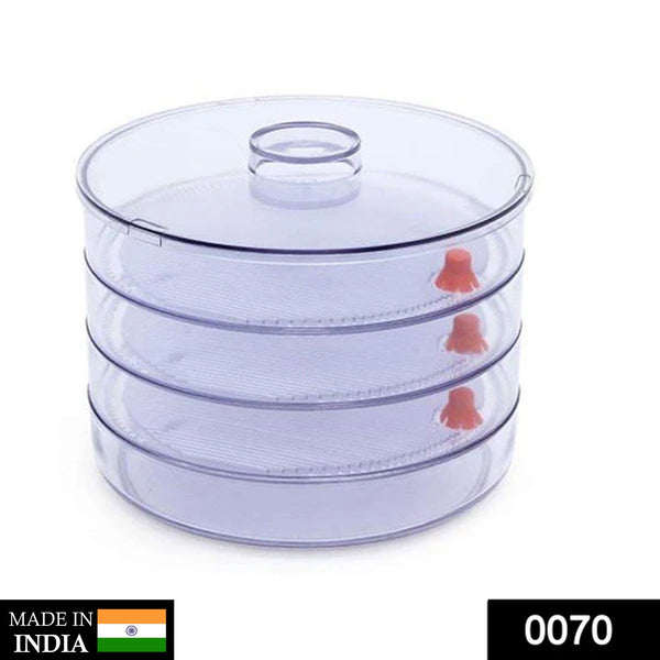 070 Plastic 4 Compartment Sprout Maker, White Parvati Mobile Accessories