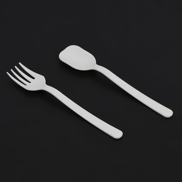 5239 Plastic Forks & spoon Cutlery-Utensils, Parties, Dinners, Catering Services, Family Gatherings ( pack of 2) 