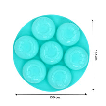 4881 7cavity smiley shape chocolate mold tray cake baking mold Flexible silicone chocolate making tool 