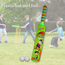 8002 Combo of Light Weight Plastic Bat, Ball & Hockey for Kids, Boys, Indoor, Outdoor Play 