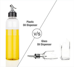 2346 Oil Dispenser Transparent Plastic Oil Bottle |  1 Liter 