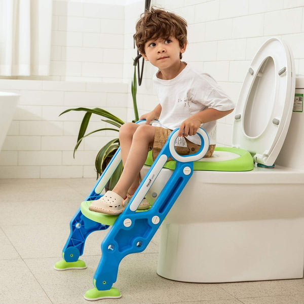 2 in 1 Training Foldable Ladder Potty Toilet Seat for Kids  -----