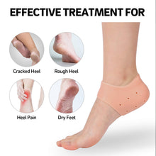 1277 Anti Crack Silicon Gel Heel Moisturizing Socks for Foot Care Men Women (Loose Pack) 