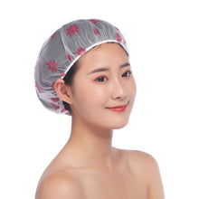 6030 Shower Cap Bath Shower Cap ,Women Reusable Waterproof Women Shower 