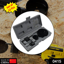 0415 -12 pcs 19-64mm Hole Saw Kit 