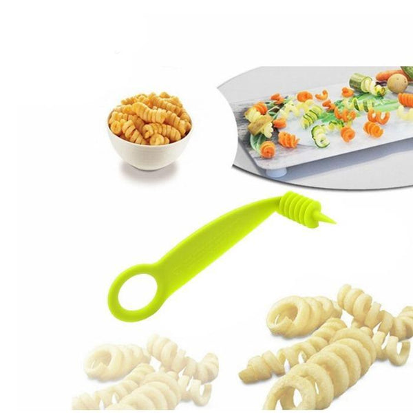 2013 Kitchen Plastic Vegetables Spiral Cutter / Spiral Knife / Spiral Screw Slicer 