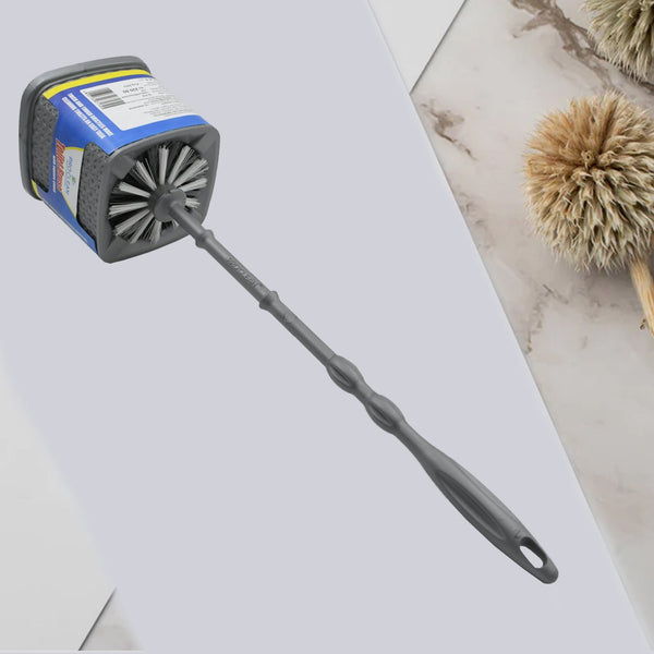 Toilet Brush with Holder Stand, Toilet Brush Set Toilet Cleaning Brush Household, Bathroom Cleaning Tools