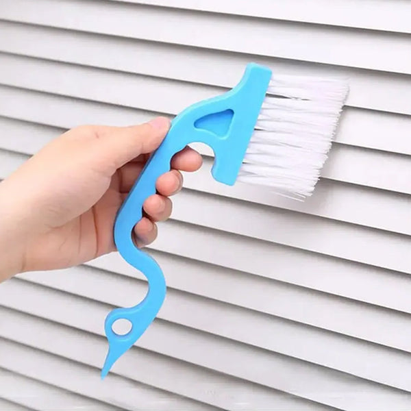 Groove Gap Cleaning Brush, Kitchen Cleaning Tools Mini Corner Cleanings Tool Hand-held Shower Door Gap Cleaner for Window Blinds Sliding Door Track Gaps Corner Cleaner Brush Keyboard