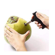 0854 Premium Quality Stainless Steel Coconut Opener Tool/Driller with Comfortable Grip 