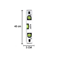 Spirit Level Carpenter's Level Magnetic Carpenter's Level  Overhead Viewing Slot for Levelling, Furniture & Construction