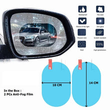 Anti Fog Anti Scratch Interior Rearview Car Mirror Film Waterproof HD Clear Protective Sticker Film for Safe Driving, Car Mirrors, Side Windows