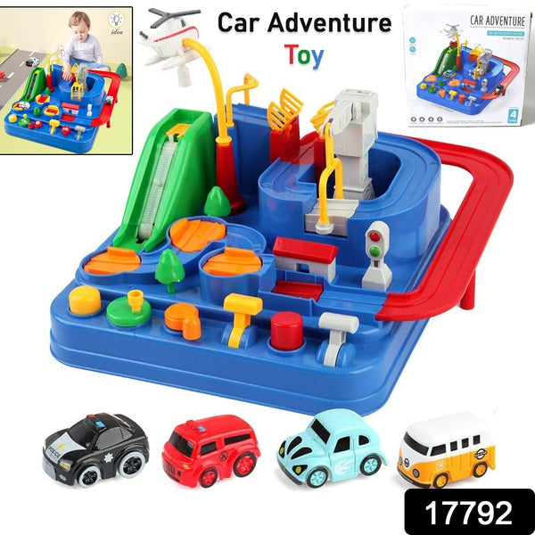 Car Adventure Toys, City Rescue Preschool Toy, Race Tracks for Boys, Parent-Child Interactive Kids Race Car Track Play sets (Adventure Toy)