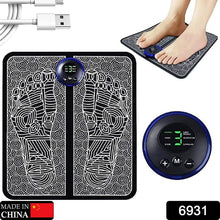 EMS Foot Massager, Electric Feet Massager, Deep Kneading Circulation Foot Booster for Feet and Legs Muscle Stimulator, Folding Portable Electric Massage Machine (Mix Design)