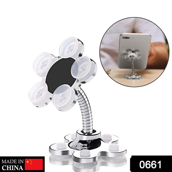 Phone Holder, 360°Rotatable Phone Stand Multi-Function Double-Sided Suction Cup Mobile Phone Holder vip stand