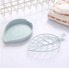 0832 Leaf Shape Dish Bathroom Soap Holder 