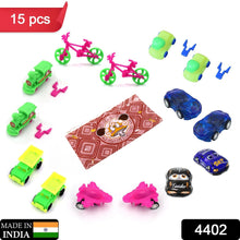 Toys for Kids Friction Powered Vehicle Toy for Baby Push & Go Toys Combo Set for Boys & Girls ( Pack of 15)